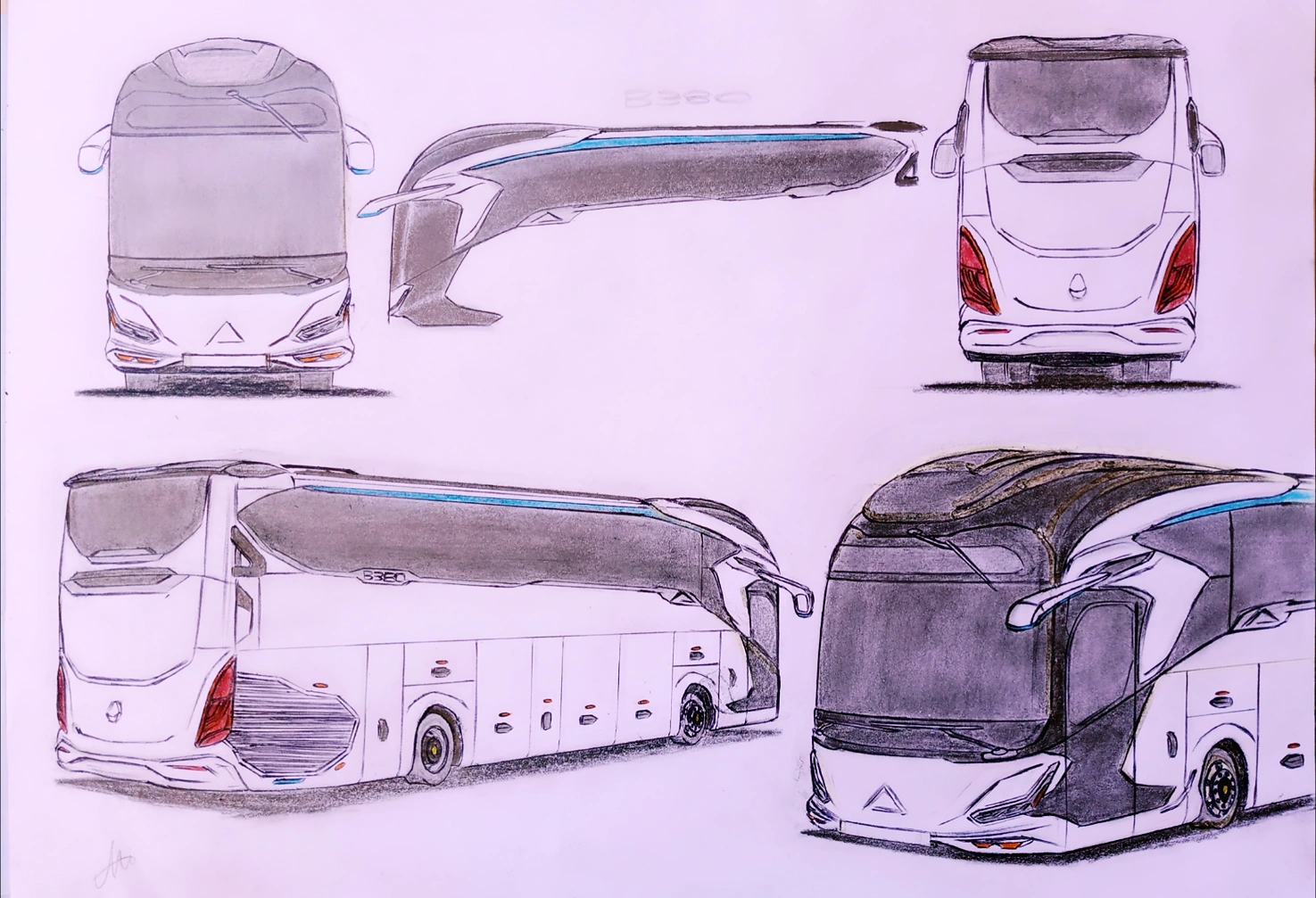 Bus Drawing