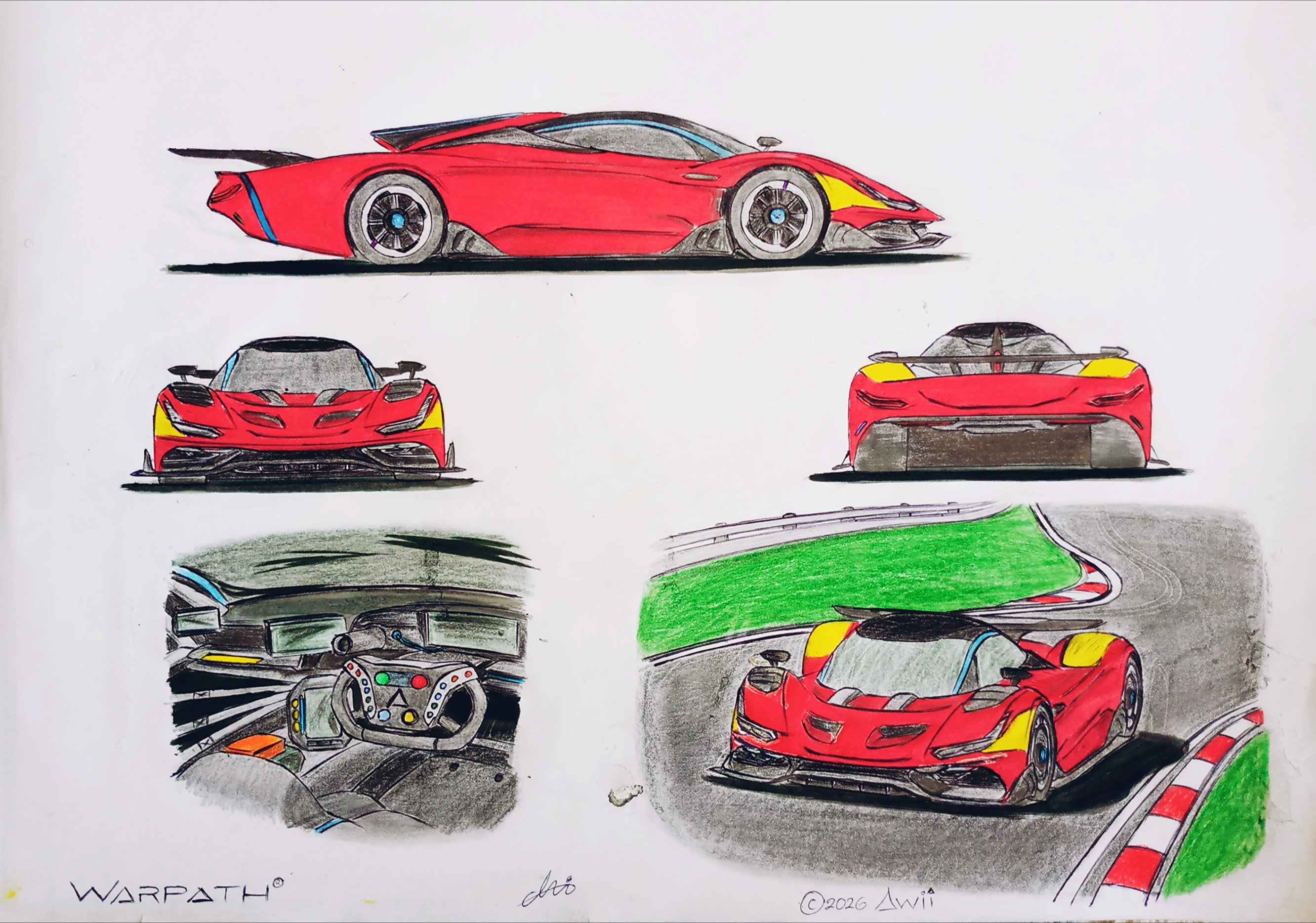 Speedcar Drawing